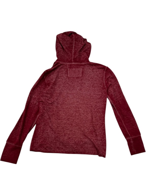 HARD ROCK CAFE Φούτερ Hoodie XS | Λεπτό Υφαντό | V-Neck | Μπορντό (Maroon)